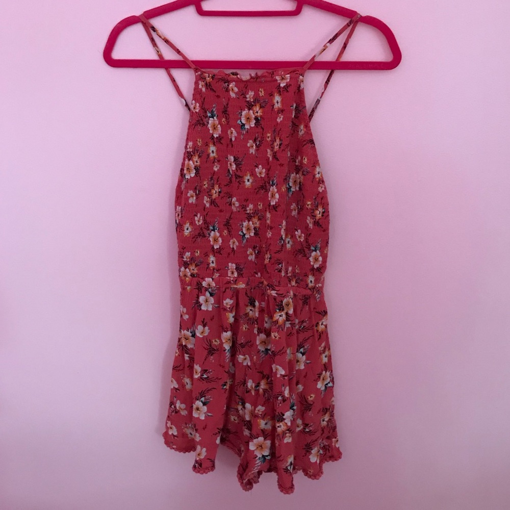 American Eagle Tropical Summer Romper Size Small